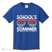 Retro School's Out For Summer Aviator Sunglasses Kids T-Shirt thumb 0