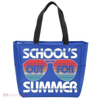Retro School's Out For Summer Aviator Sunglasses Tote Bag