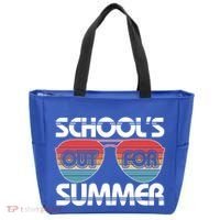 Retro School's Out For Summer Aviator Sunglasses Tote Bag thumb 0
