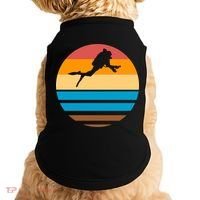 Retro Scuba Diving Doggie Tank thumb 0
