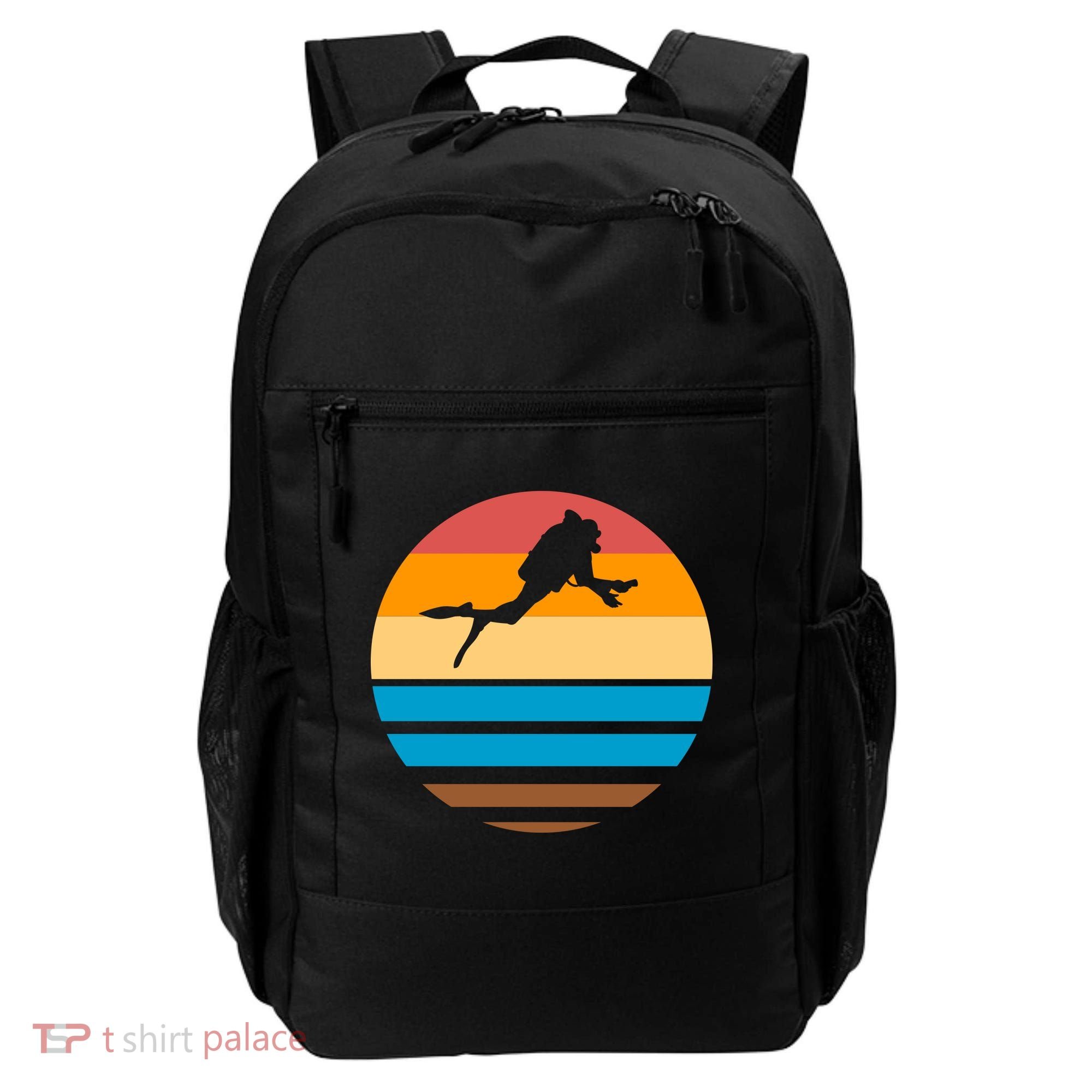 Retro Scuba Diving Backpack