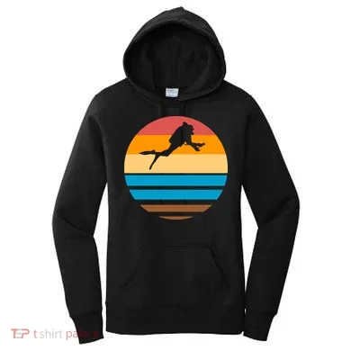 Retro Scuba Diving Women's Hoodie