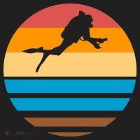 Retro Scuba Diving Hat thumb 2