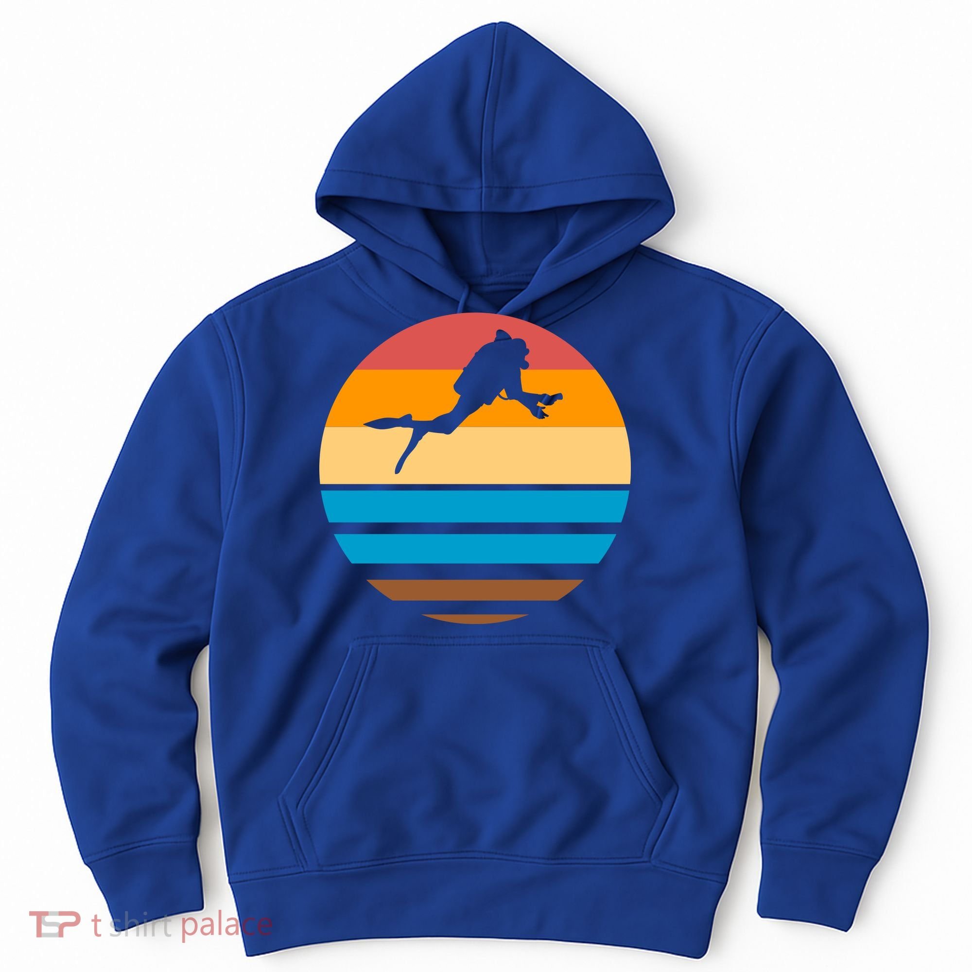 Retro Scuba Diving Hoodie