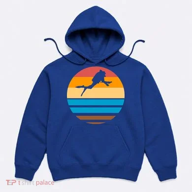 Retro Scuba Diving Hoodie