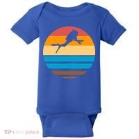 Retro Scuba Diving Baby Bodysuit thumb 0