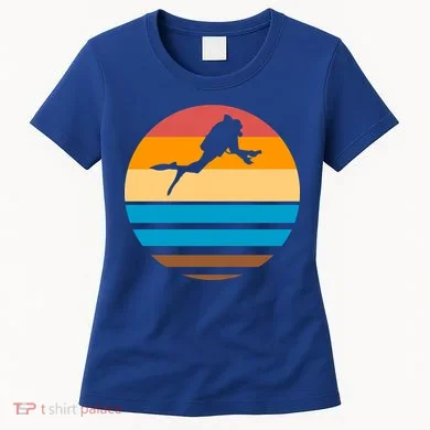 Retro Scuba Diving Women's T-Shirt