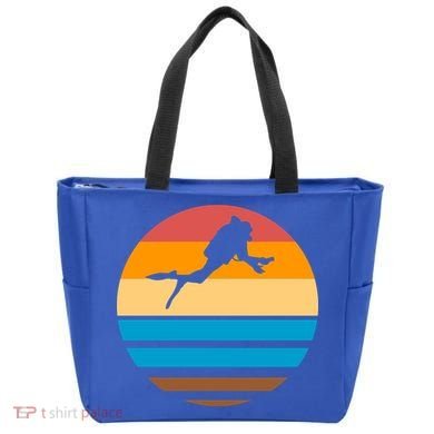 Retro Scuba Diving Tote Bag