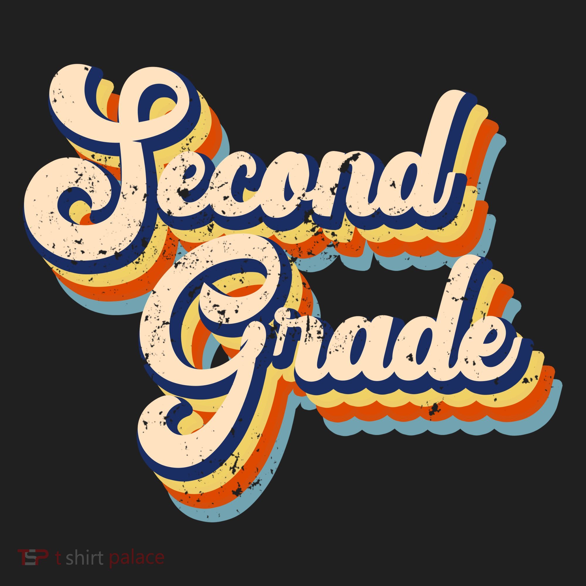 Retro Second Grade Logo Tumbler