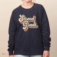 Retro Second Grade Logo Women's Sweatshirt thumb 0