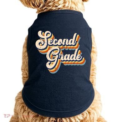 Retro Second Grade Logo Doggie Tank