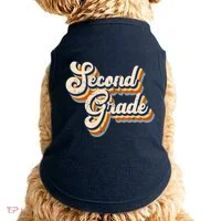 Retro Second Grade Logo Doggie Tank thumb 0