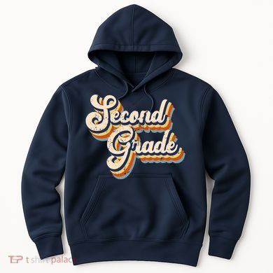 Retro Second Grade Logo Hoodie