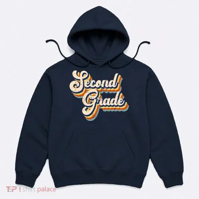 Retro Second Grade Logo Hoodie