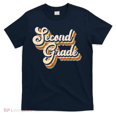 Retro Second Grade Logo T-Shirt