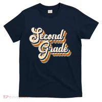 Retro Second Grade Logo T-Shirt thumb 0