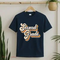 Retro Second Grade Logo T-Shirt thumb 2