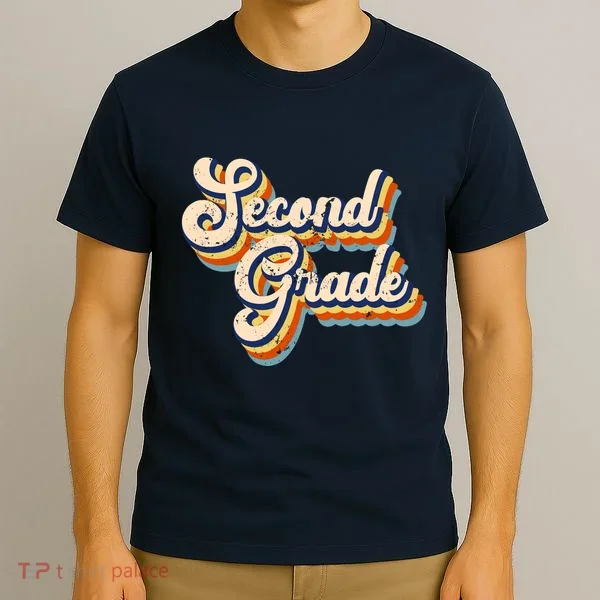 Retro Second Grade Logo T-Shirt