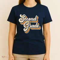 Retro Second Grade Logo T-Shirt thumb 4