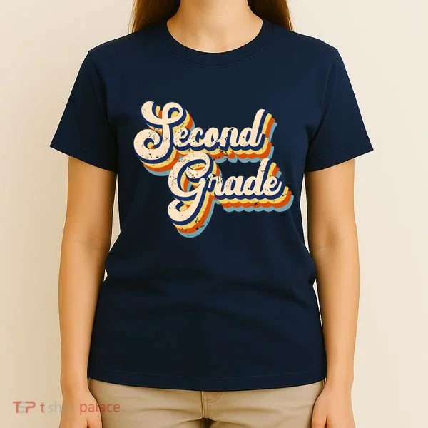 Retro Second Grade Logo T-Shirt