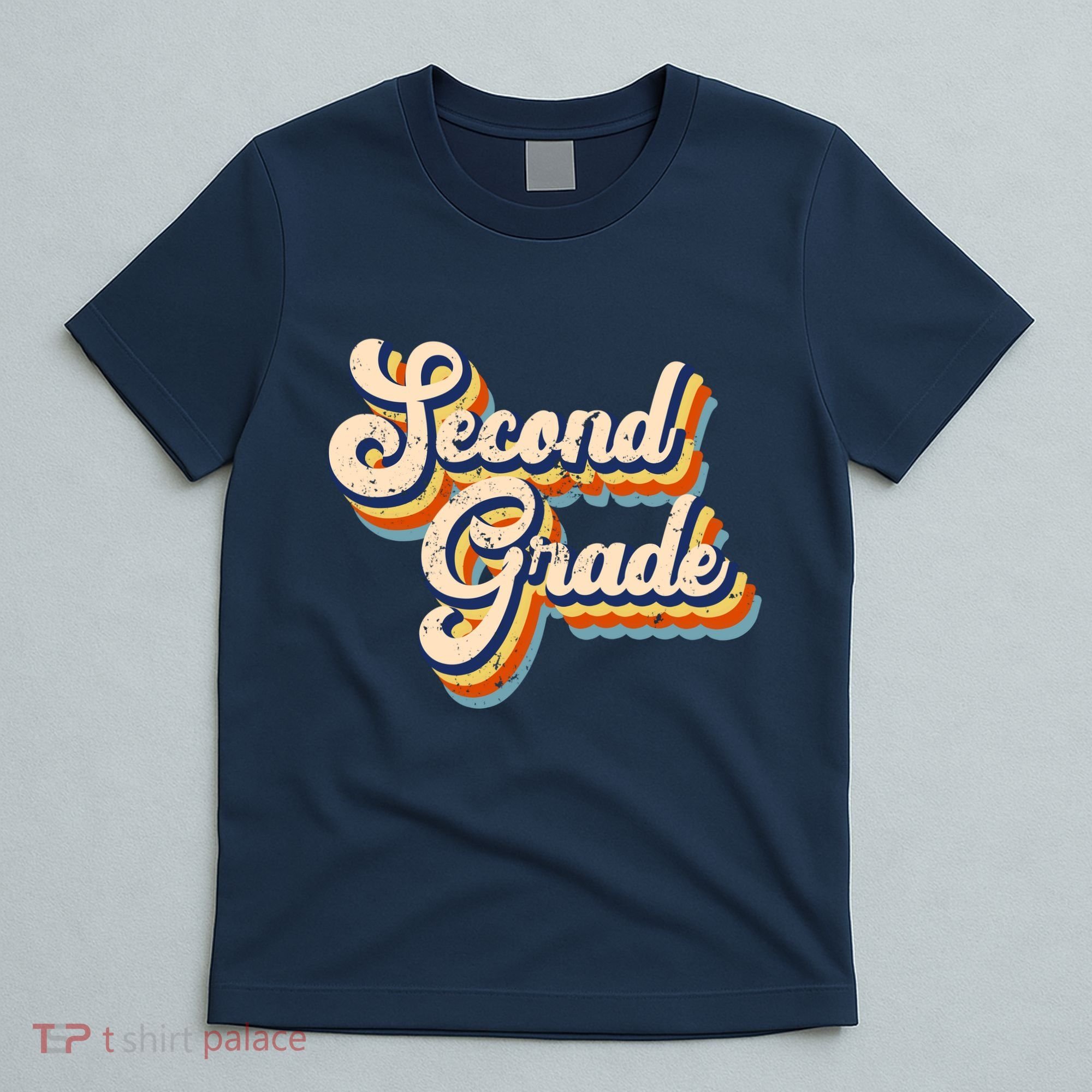 Retro Second Grade Logo T-Shirt