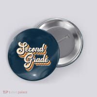 Retro Second Grade Logo Button thumb 0