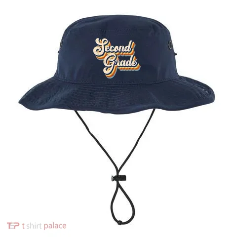 Retro Second Grade Logo Bucket Hat in the selected color