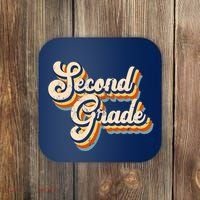 Retro Second Grade Logo Coaster thumb 0