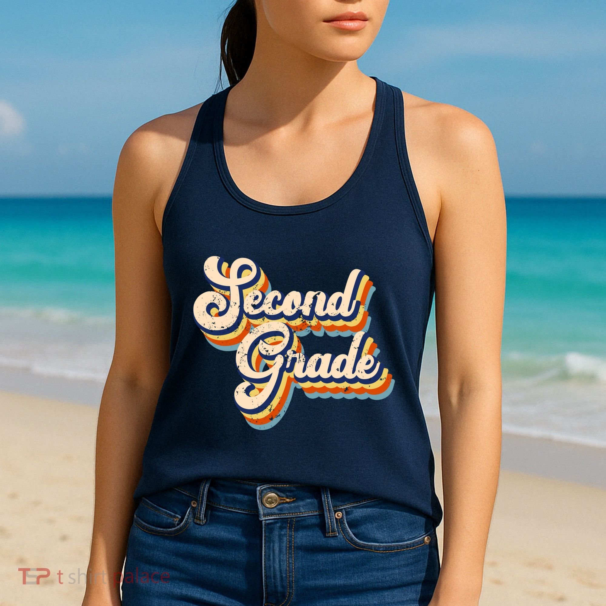 Retro Second Grade Logo Women's Tank Top