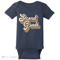Retro Second Grade Logo Baby Bodysuit thumb 0