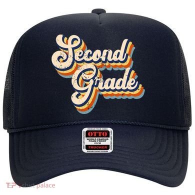 Retro Second Grade Logo Hat