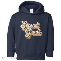 Retro Second Grade Logo Toddler Hoodie thumb 0