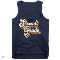 Retro Second Grade Logo Tank Top thumb 0