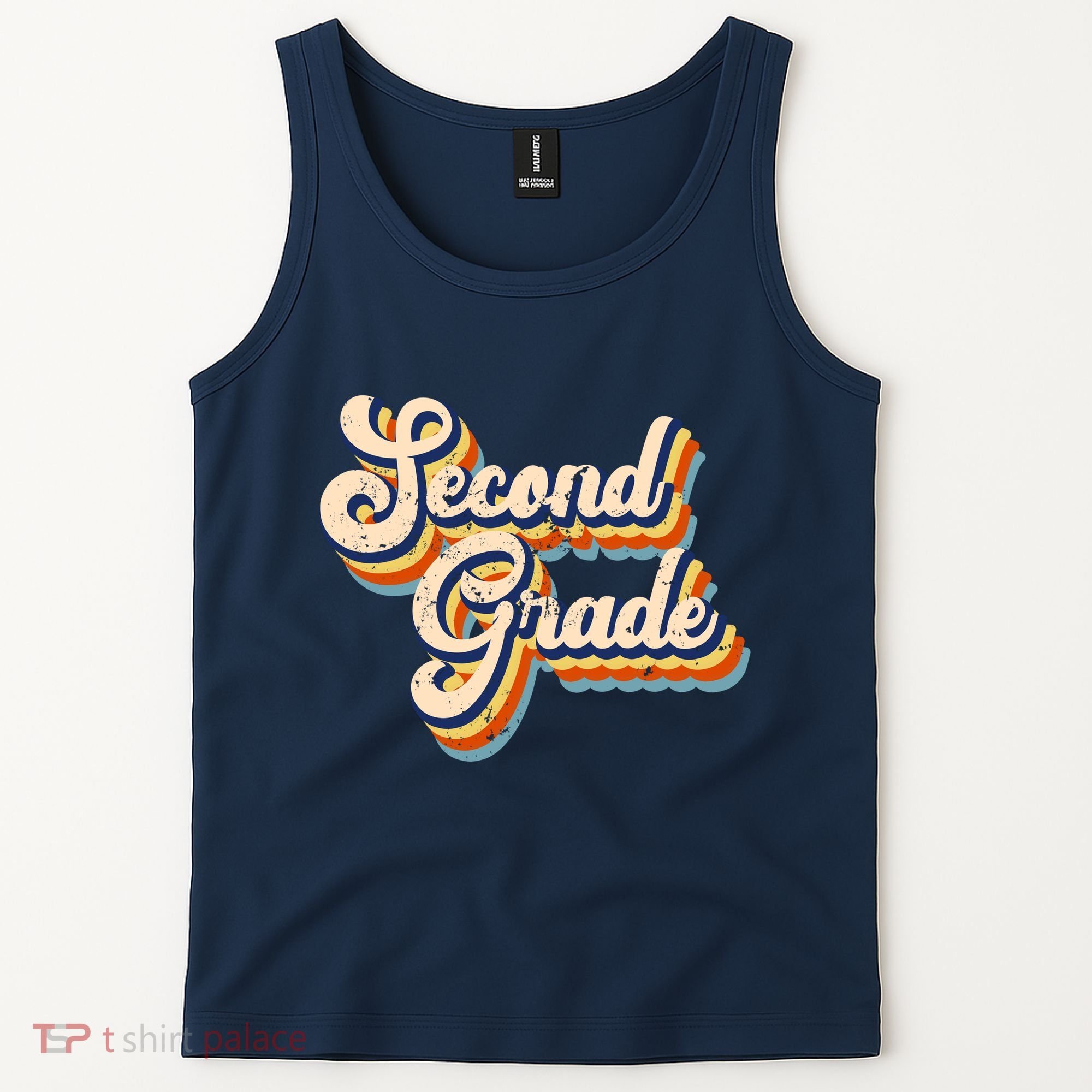 Retro Second Grade Logo Tank Top