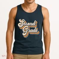 Retro Second Grade Logo Tank Top thumb 3