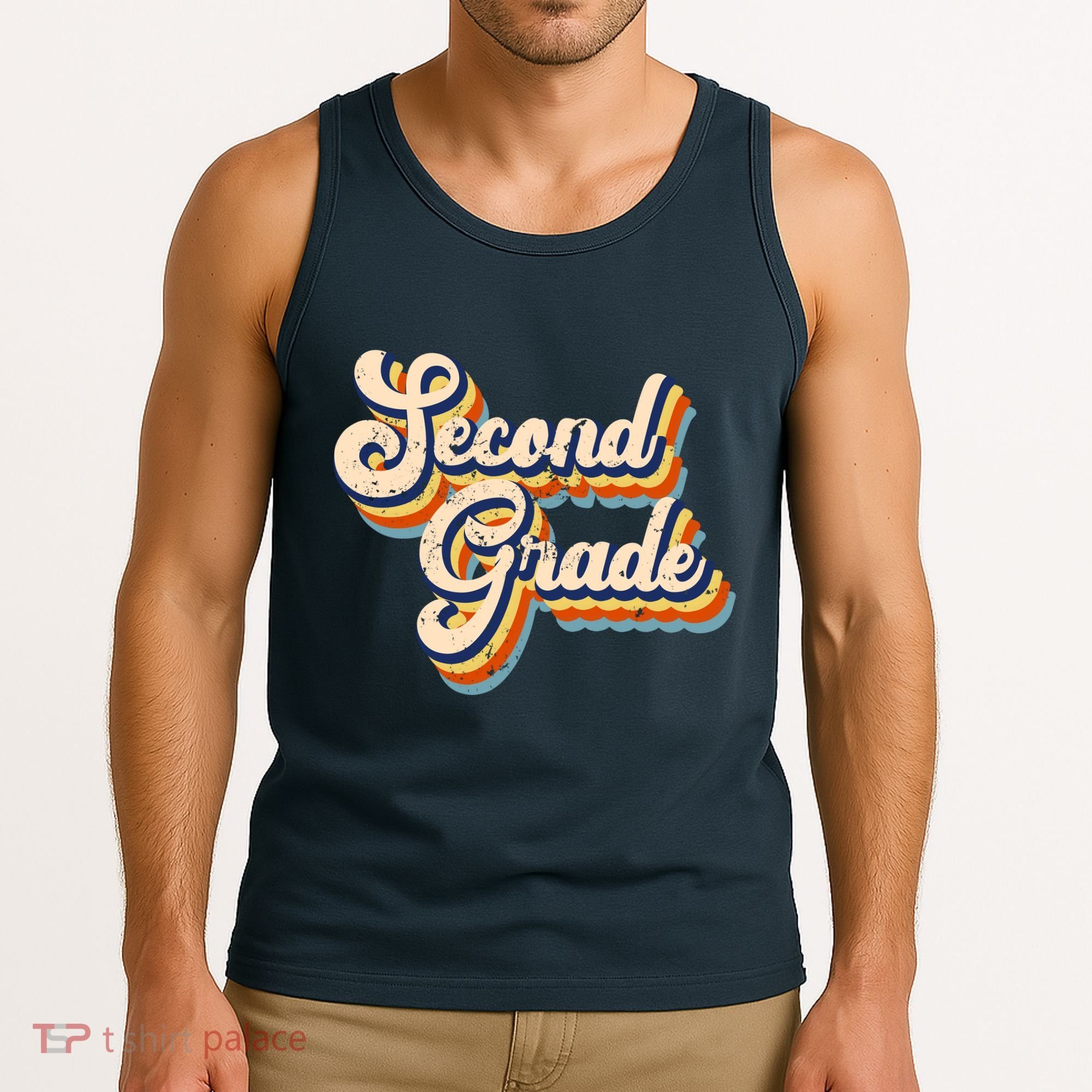 Retro Second Grade Logo Tank Top