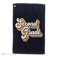 Retro Second Grade Logo Golf Towel thumb 0