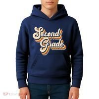 Retro Second Grade Logo Kids Hoodie thumb 4