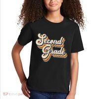 Retro Second Grade Logo Kids T-Shirt thumb 2