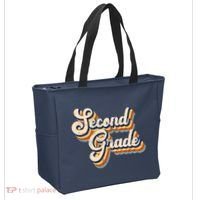 Retro Second Grade Logo Tote Bag thumb 2