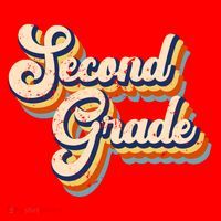 Retro Second Grade Logo Santa Hat thumb 1