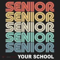 Retro Seniors Graduation Custom School Name Hat thumb 2