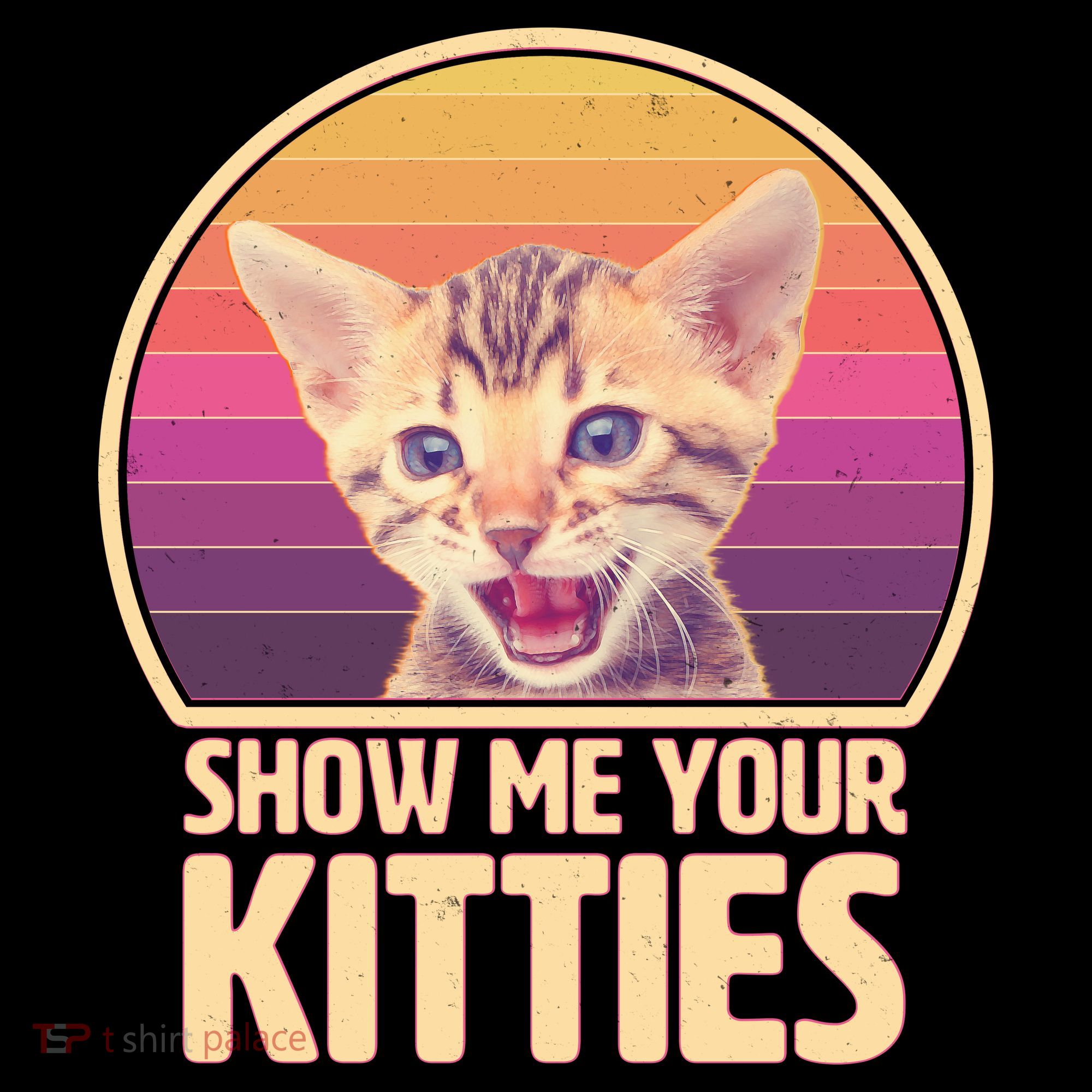 Retro Show Me Your Kitties Funny Meme Women's Hoodie