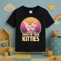 Retro Show Me Your Kitties Funny Meme Toddler T-Shirt thumb 3