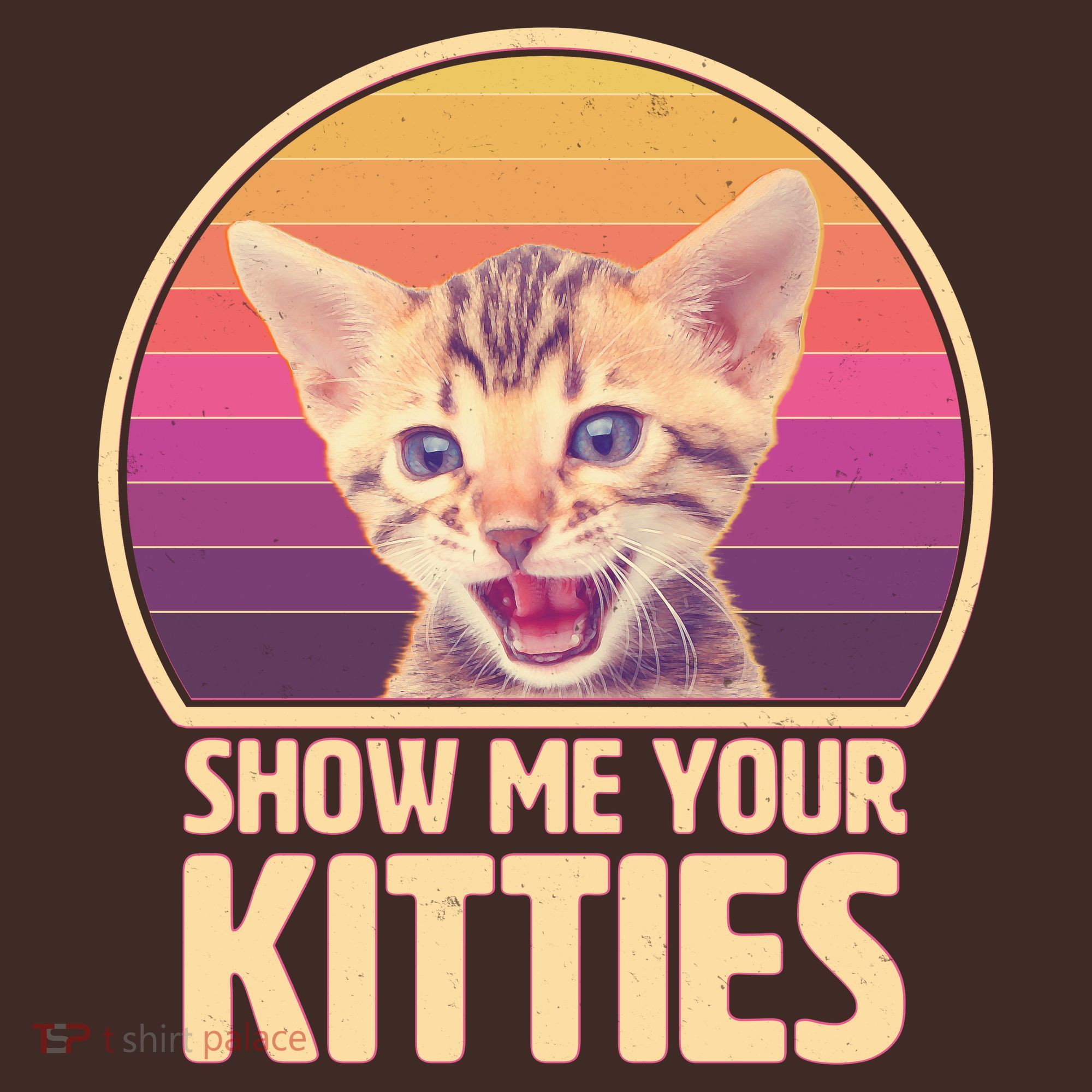 Retro Show Me Your Kitties Funny Meme Apron
