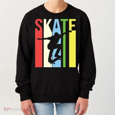 Retro Skate Logo Women's Sweatshirt