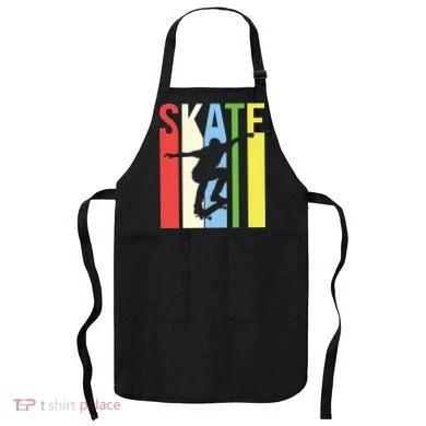 Retro Skate Logo Apron