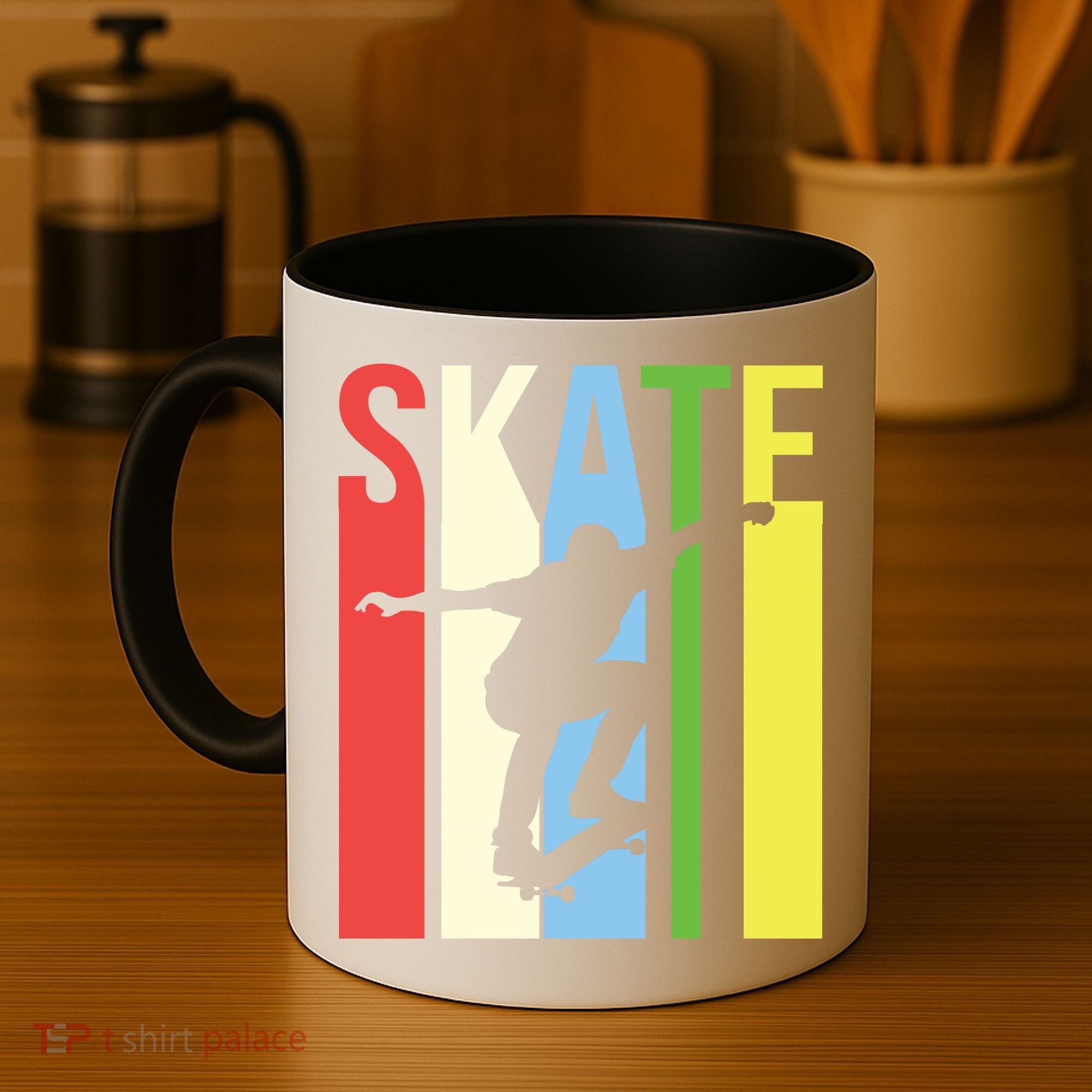 Retro Skate Logo Coffee Mug