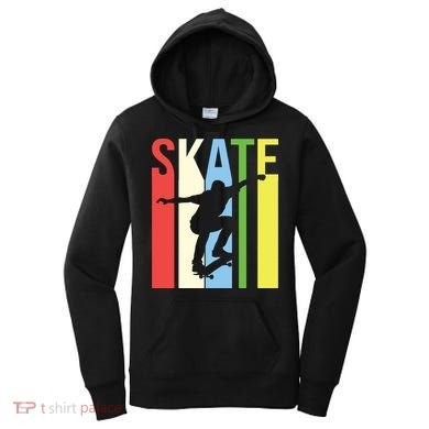Retro Skate Logo Women's Hoodie