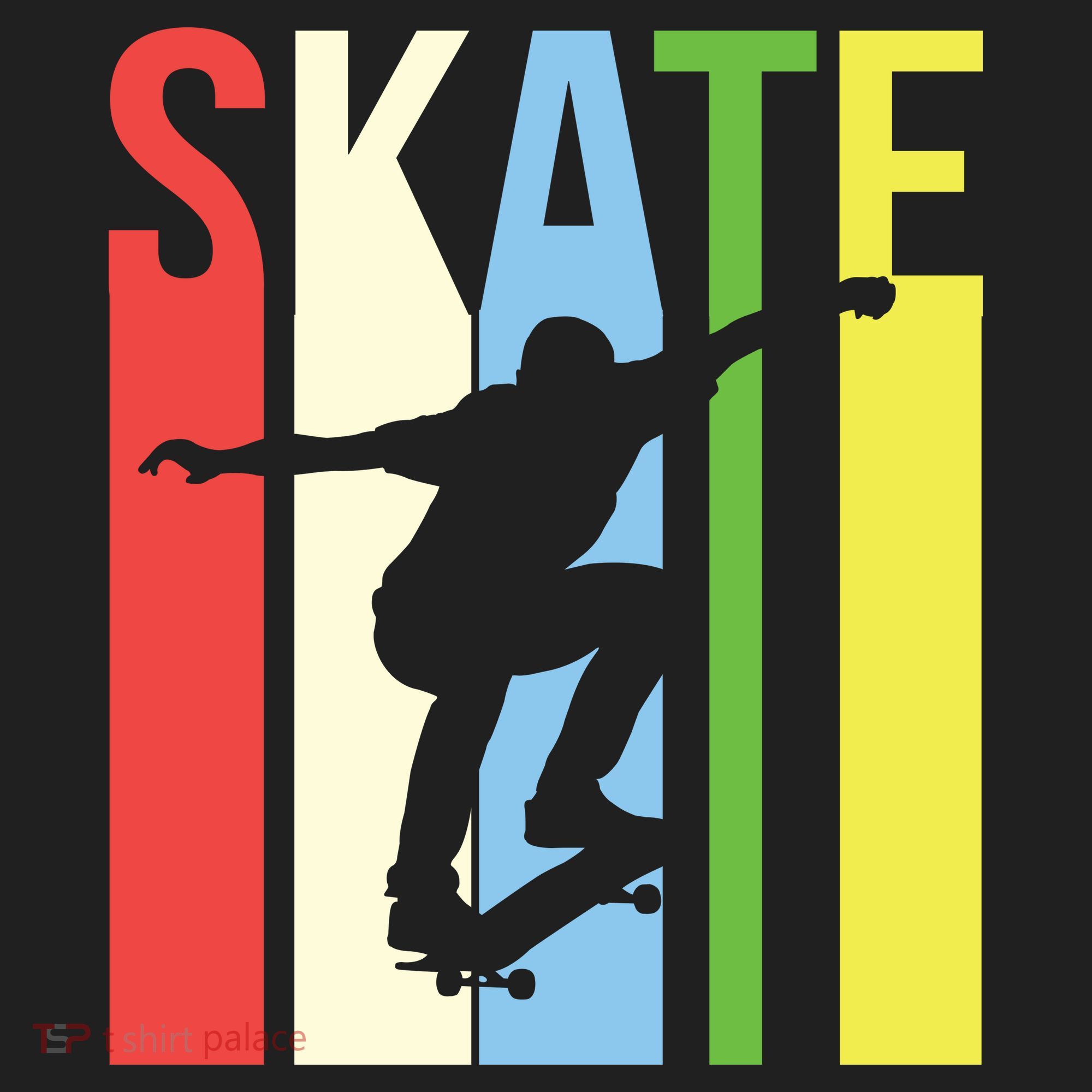 Retro Skate Logo Tumbler